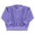 Piupiuchick Purple Terry Frill Sweatshirt