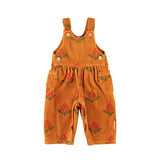 Piupiuchick Camel Flower Overalls