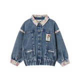 Goldie & Ace Mini Peony Denim Jacket