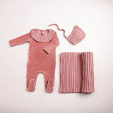 Bee & Dee Tea Rose Pleated Knit Take Me Home Set