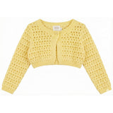 Pompomme Yellow Crochet Cardigan
