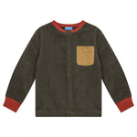 Pompomme Olive Corduroy Shirt