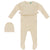 Pompomme Winter Sand Quilted Vest Footie