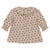 Pompomme Winter White Lace Trim Floral Dress