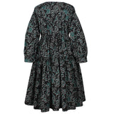Jessie And James Green Abstract Flower Pookie Dress