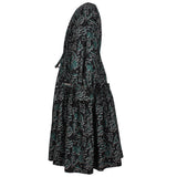 Jessie And James Green Abstract Flower Pookie Dress