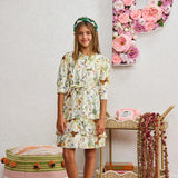 Porter Ivory Butterfly Floral Dress