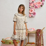Porter Ivory Floral Lace Dress