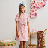 Porter Mauve Large Bow Dress