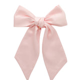 Project 6 Baby Pink Prima Viscose Bow Clip