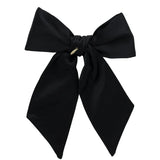 Project 6 Black Prima Viscose Bow Clip