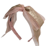 Project 6 Sweet Nectar/Metallic Primrose Bow Headband
