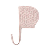Quincy Mae Dusty Rose Speckle Knit Bonnet