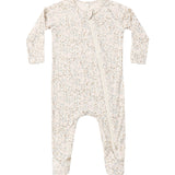Quincy Mae Bloom Bamboo Zip Footie
