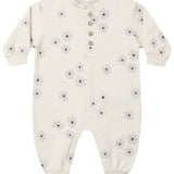 Quincy Mae Blue Daisy Romper