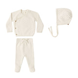 Quincy Mae Natural Knit Wrap Set