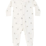 Quincy Mae Sheep Zip Footie
