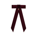 Project 6 Burgundy Rebecca Velvet Clip