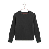 Retro Kids Gray Rowan Ribbed Sweater