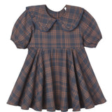 Rylee + Cru Midnight Plaid Camille Dress