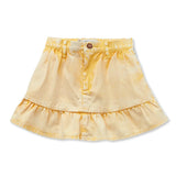 Sproet & Sprout Pastel Yellow Denim Skirt