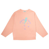 Tocoto Vintage Dark Pink Storm Love Sweatshirt