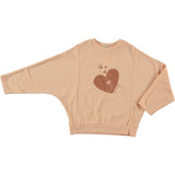 Tocoto Vintage Pink Heart Sweatshirt