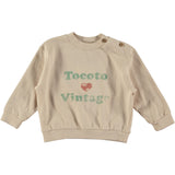 Tocoto Vintage Beige Love Sweatshirt