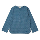 Louis Louise Blue Check Oncle Shirt