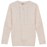 Blumint Cream Cable Knit Sweater