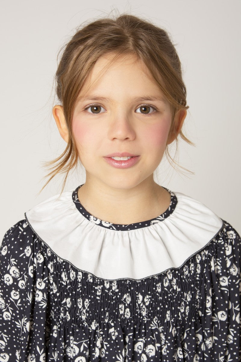 Piccola Ludo Black/White Sigrid Dress