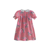 C’era Una Volta Pink Flowers Loredana Dress