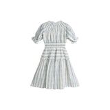 C’era Una Volta Blue Stripes Evelina Dress