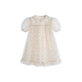 C’era Una Volta Cream Flower Tulle Deborah Dress