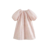 C’era Una Volta Pink Brocade Lydia Dress