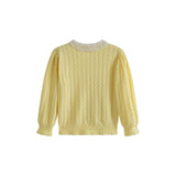 C’era Una Volta Yellow Adelia Cardigan