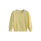 C’era Una Volta Yellow Adelia Cardigan