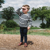 Sweet Threads Navy Calvin Sweater