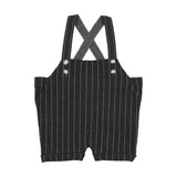 Sweet Threads Grey Stripe Orian Romper