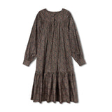 Sweet Threads Black Micro Bloom Dress