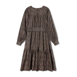 Sweet Threads Black Micro Bloom Dress