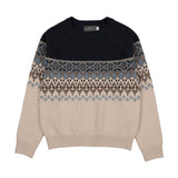 Sweet Threads Navy Mountain Heirloom Sweater