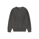 Sweet Threads Light Grey Charcoal Sweater