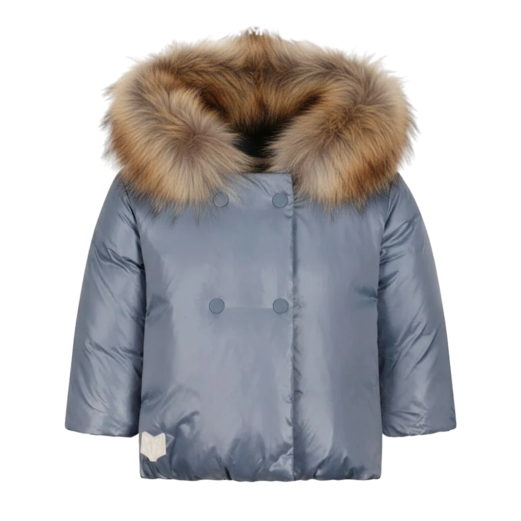 Scotch Bonnet Blue Double Button Down Coat