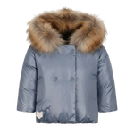 Scotch Bonnet Blue Double Button Down Coat