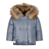 Scotch Bonnet Blue Double Button Down Coat