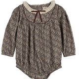 Analogie Oxford Tan Print Home Garden Romper