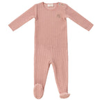 Kipp Pink Cable Knit Footie