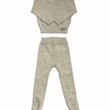 Kipp Speckled Oatmeal Vince Knit Set