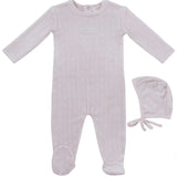 Kipp Pink Bebe Pointelle Footie Set